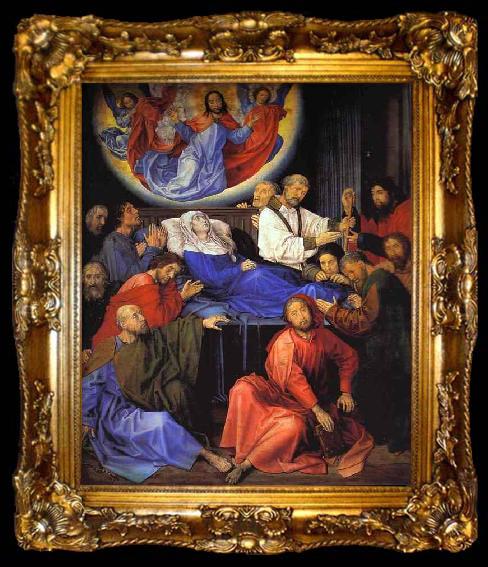 framed  Hugo van der Goes Death of the Virgin., ta009-2
